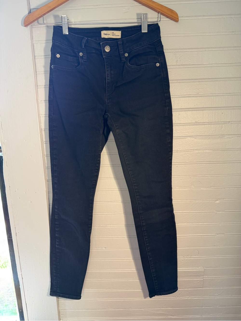 GAP Black Skinny Jeans for Women 26R - Curvy